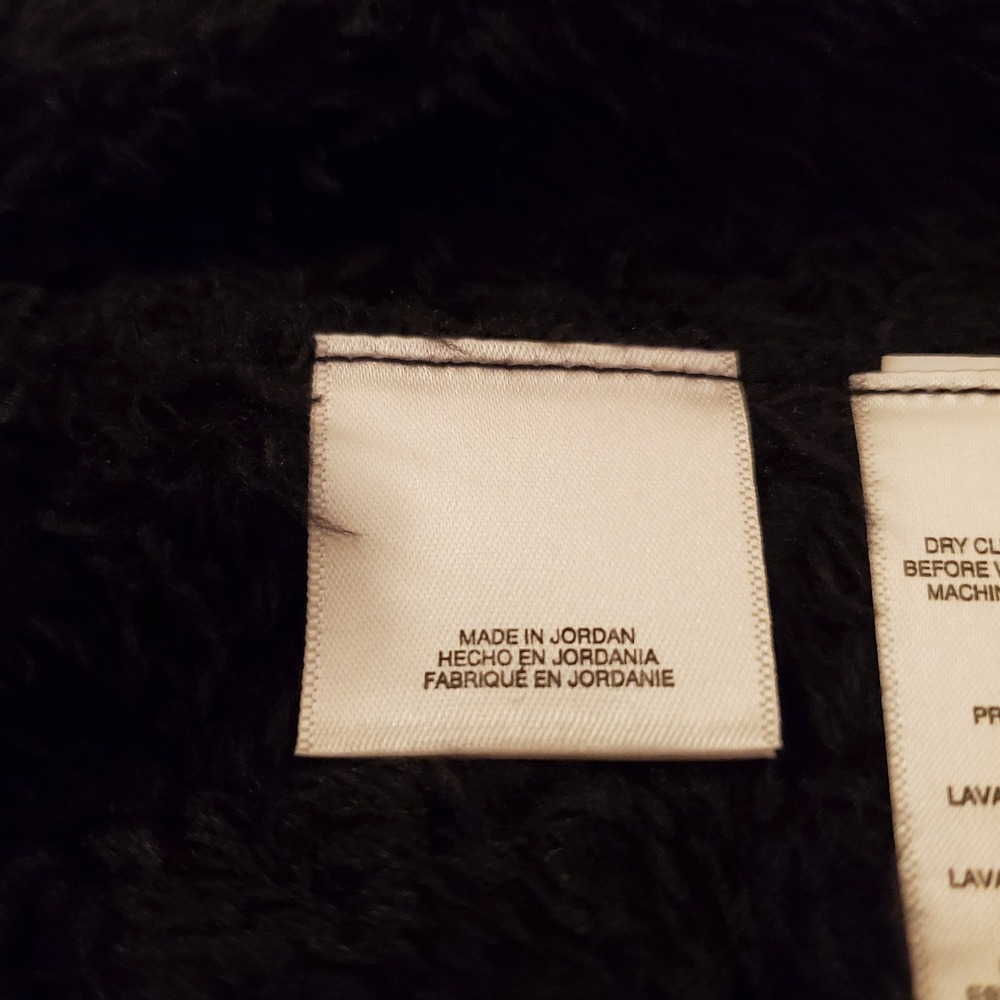 Anne Klein sz L black textured fleece jacket cozy classic warm elevated basic - Picture 11 of 13